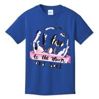 L Love Yoy To The Moon And Back Funny Memories Relationship Gift Kids T-Shirt