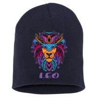 Leo Lion Zodiac Symbol Horoscope Astrology Birthday Gift Short Acrylic Beanie