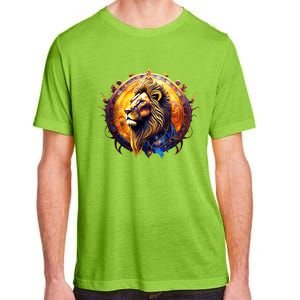 Leo Lion Zodiac Sign Adult ChromaSoft Performance T-Shirt