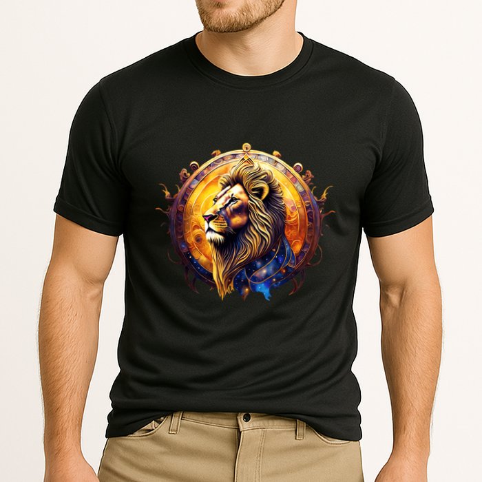 Leo Lion Zodiac Sign Cooling Performance Crew T-Shirt