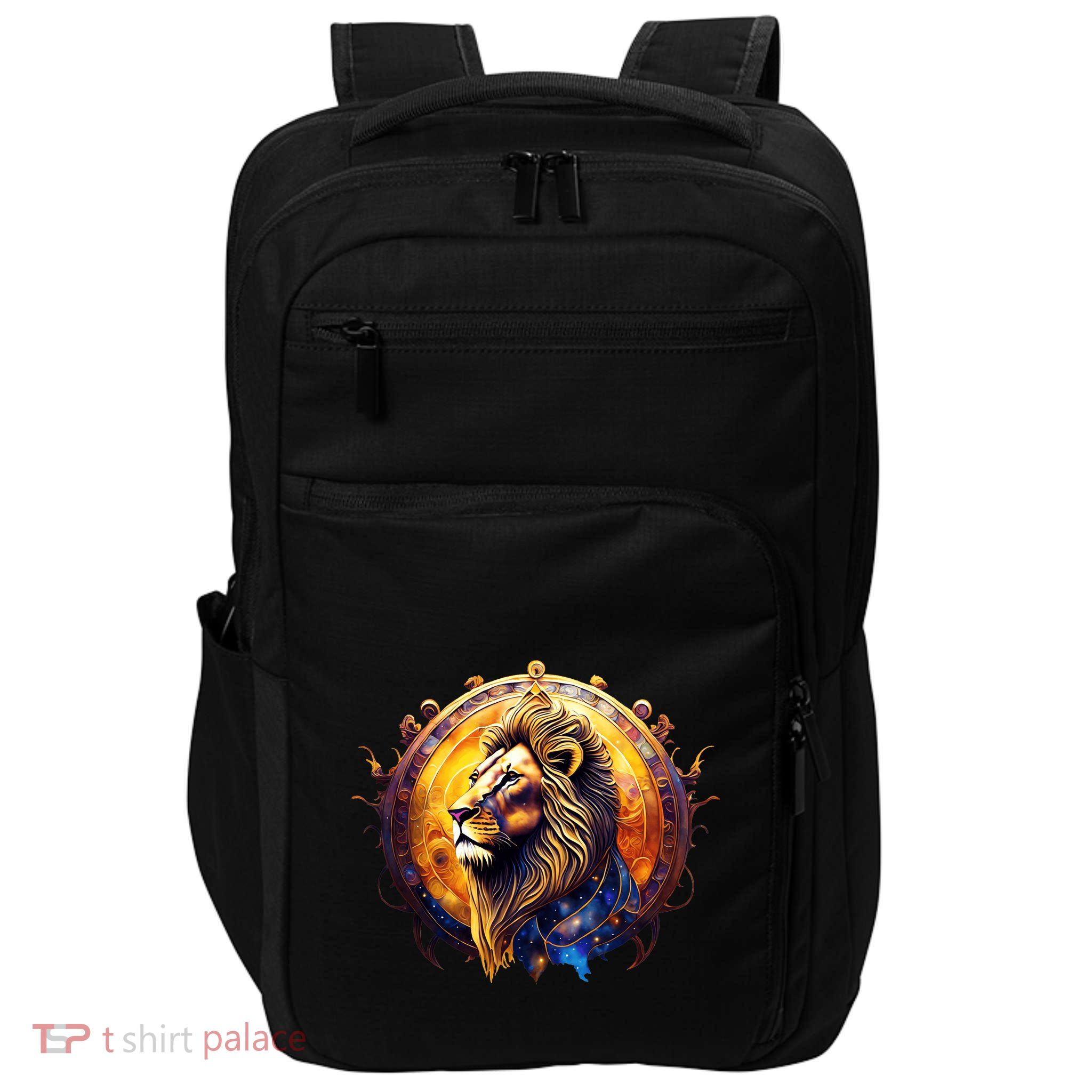 Leo Lion Zodiac Sign Impact Tech Backpack