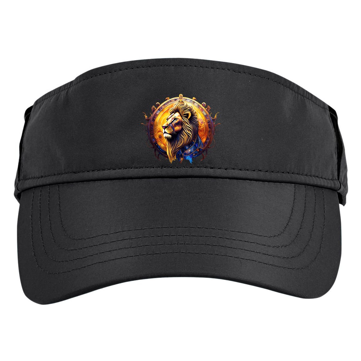 Leo Lion Zodiac Sign Adult Drive Performance Visor
