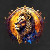 Leo Lion Zodiac Sign Adult Drive Performance Visor