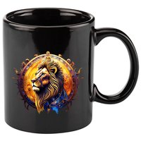 Leo Lion Zodiac Sign 11oz C Handle Ceramic Mug