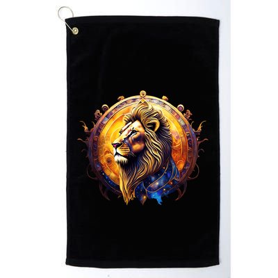 Leo Lion Zodiac Sign Golf Towel
