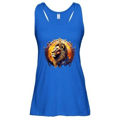Leo Lion Zodiac Sign Ladies Essential Flowy Tank