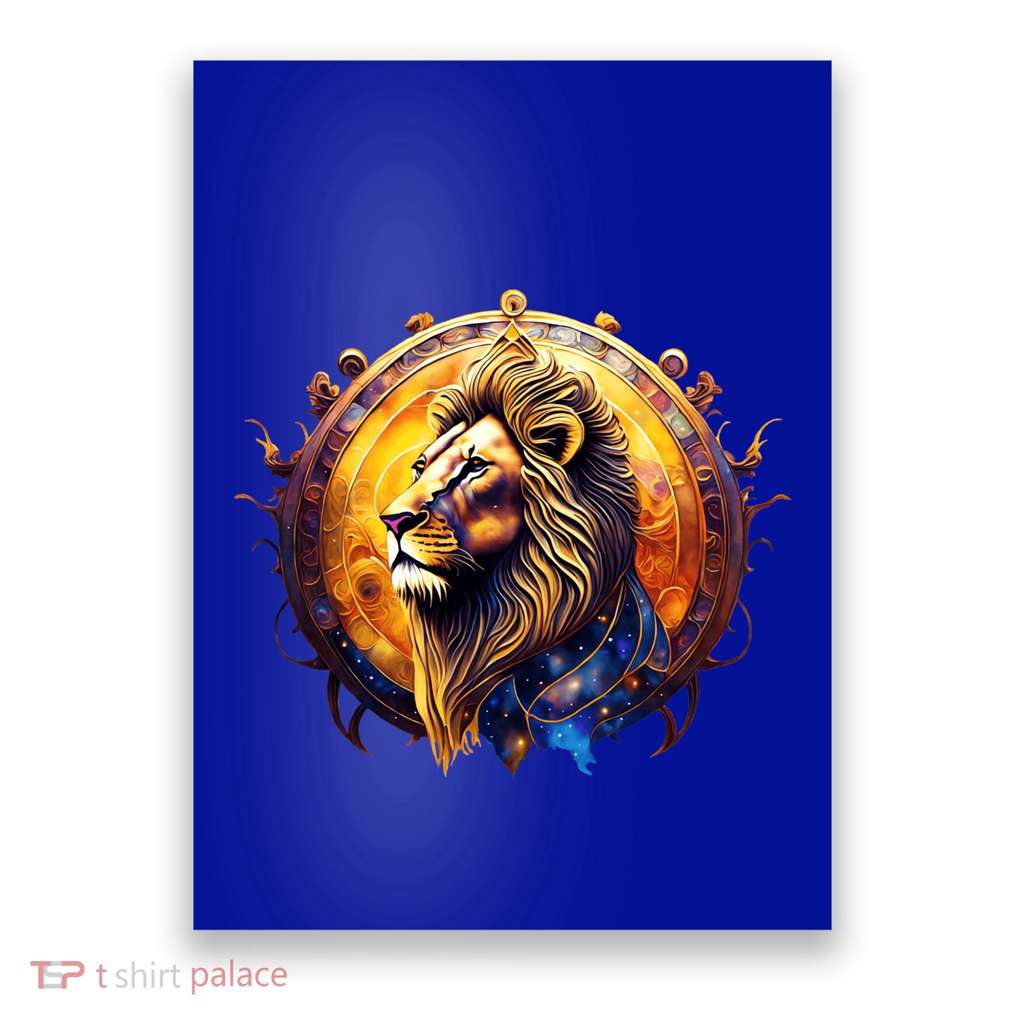 Leo Lion Zodiac Sign Poster