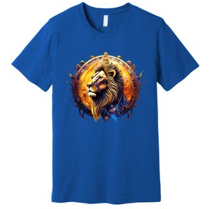 Leo Lion Zodiac Sign Premium T-Shirt