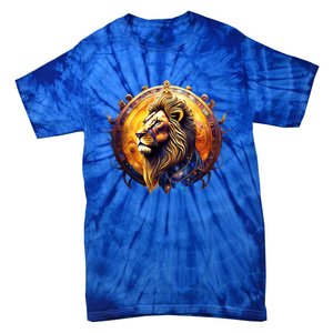 Leo Lion Zodiac Sign Tie-Dye T-Shirt