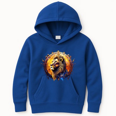 Leo Lion Zodiac Sign Kids Hoodie