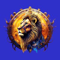 Leo Lion Zodiac Sign Zip Tote Bag