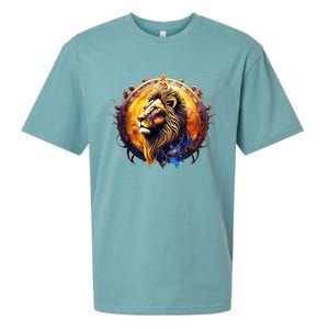 Leo Lion Zodiac Sign Sueded Cloud Jersey T-Shirt