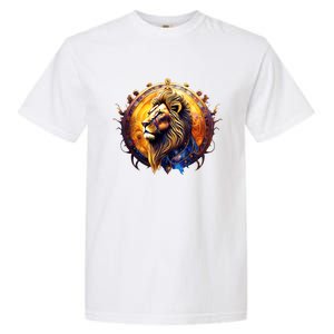 Leo Lion Zodiac Sign Garment-Dyed Heavyweight T-Shirt