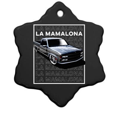 La Mamalona 1990s Obs Static Truck Ceramic Star Ornament