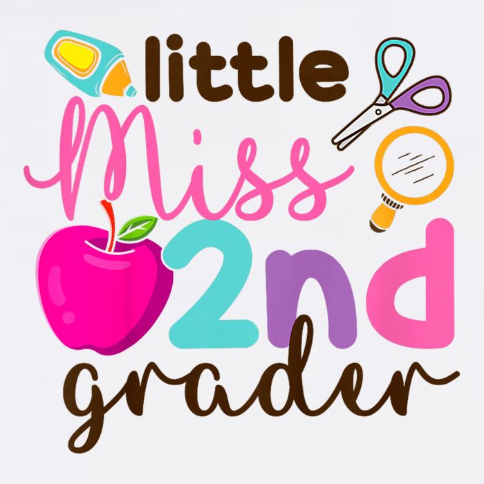 Little Miss 2nd Grade First Day Of Second Grade Cute Cool Comfort Performance Bucket Hat