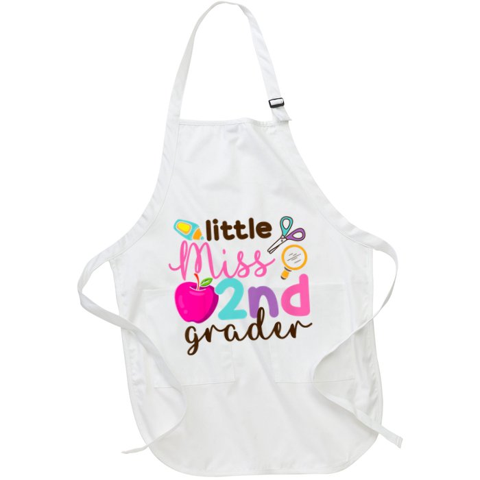 Little Miss 2nd Grade First Day Of Second Grade Cute Apron