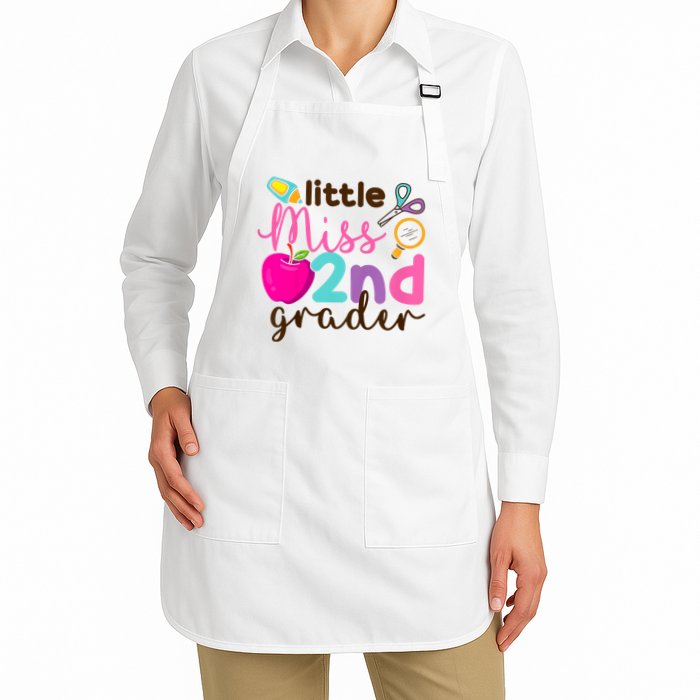 Little Miss 2nd Grade First Day Of Second Grade Cute Apron