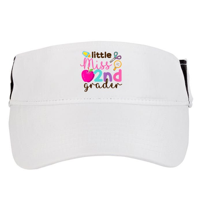 Little Miss 2nd Grade First Day Of Second Grade Cute Adult Drive Performance Visor