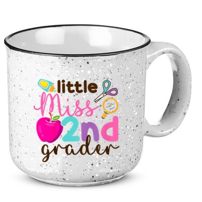 Little Miss 2nd Grade First Day Of Second Grade Cute 15oz Campfire Ceramic Mug