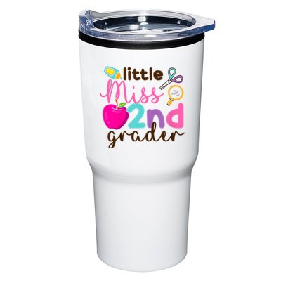 Little Miss 2nd Grade First Day Of Second Grade Cute Tumbler