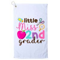 Little Miss 2nd Grade First Day Of Second Grade Cute Golf Towel