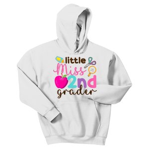 Little Miss 2nd Grade First Day Of Second Grade Cute Kids Hoodie