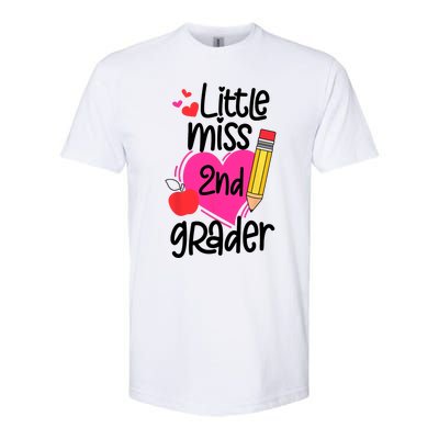 Little Miss 2nd Grader First Day Of Second Grade Girl Softstyle® CVC T-Shirt