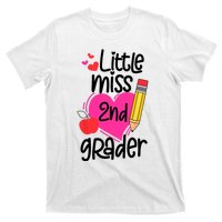 Little Miss 2nd Grader First Day Of Second Grade Girl T-Shirt