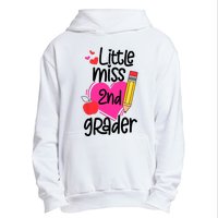 Little Miss 2nd Grader First Day Of Second Grade Girl Urban Pullover Hoodie