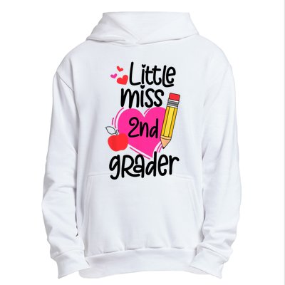 Little Miss 2nd Grader First Day Of Second Grade Girl Urban Pullover Hoodie