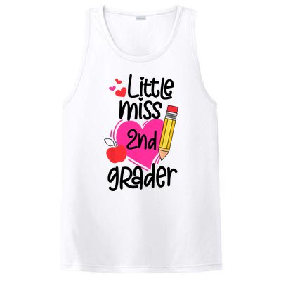 Little Miss 2nd Grader First Day Of Second Grade Girl PosiCharge Competitor Tank