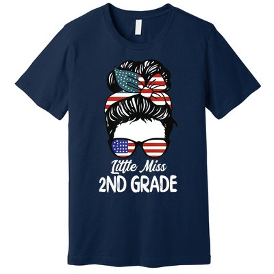 Little Miss 2nd Grade Back To School Daughter Premium T-Shirt