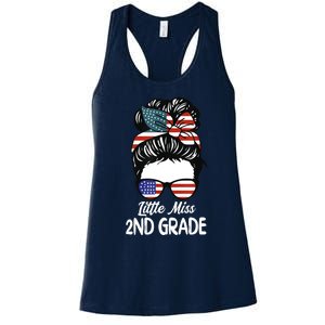 Little Miss 2nd Grade Back To School Daughter Women's Racerback Tank