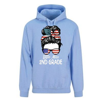 Little Miss 2nd Grade Back To School Daughter Unisex Surf Hoodie