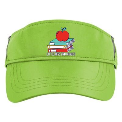 Little Miss 2nd Grader First Day Of Second Grade Adult Drive Performance Visor