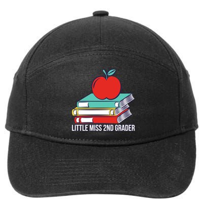 Little Miss 2nd Grader First Day Of Second Grade 7-Panel Snapback Hat