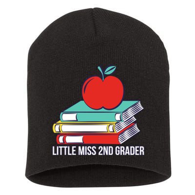 Little Miss 2nd Grader First Day Of Second Grade Short Acrylic Beanie