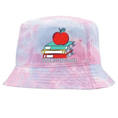 Little Miss 2nd Grader First Day Of Second Grade Tie-Dyed Bucket Hat