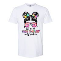 Lil' Miss 3rd Grade Grad Graduation Messy Bun Softstyle CVC T-Shirt