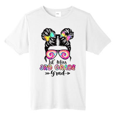 Lil' Miss 3rd Grade Grad Graduation Messy Bun Tall Fusion ChromaSoft Performance T-Shirt