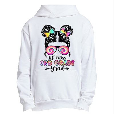 Lil' Miss 3rd Grade Grad Graduation Messy Bun Urban Pullover Hoodie