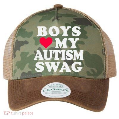Love My Autism Swag Funny Autistic Awareness Idea Great Gift Legacy Tie Dye Trucker Hat