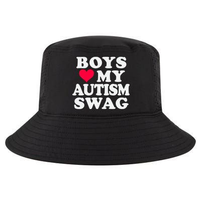 Love My Autism Swag Funny Autistic Awareness Idea Great Gift Cool Comfort Performance Bucket Hat