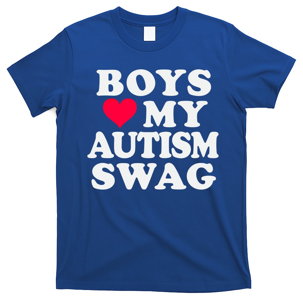 Love My Autism Swag Funny Autistic Awareness Idea Great Gift T-Shirt