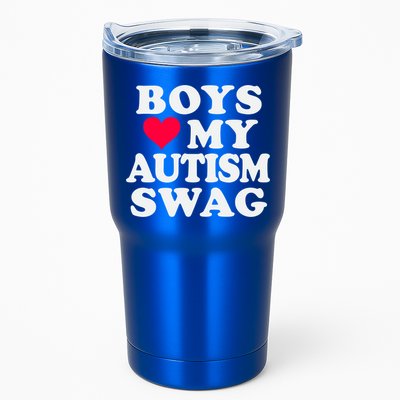 Love My Autism Swag Funny Autistic Awareness Idea Great Gift Tumbler