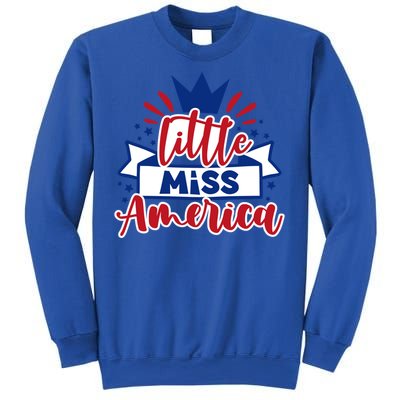 Little Miss America Illustration Novelty Graphic Designs Gift Sweatshirt