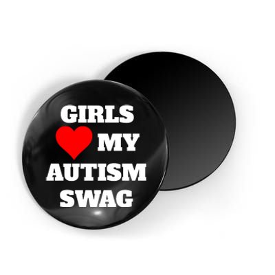 Love My Autism Swag Funny Heart Autism Awareness Magnet