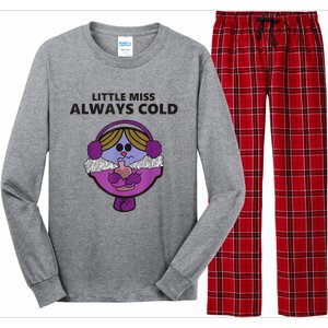 Little Miss Always Cold Funny Apparel Long Sleeve Pajama Set