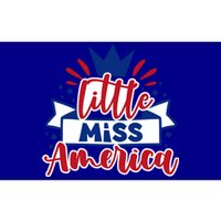 Little Miss America Illustration Novelty Graphic Designs Gift Bumper Sticker