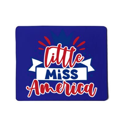 Little Miss America Illustration Novelty Graphic Designs Gift Mousepad